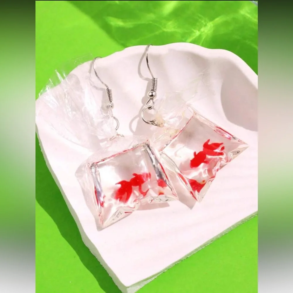 Goldfish Bag Earrings